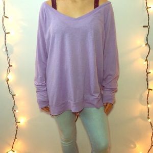 Pink Victoria secret oversized Long sleeve